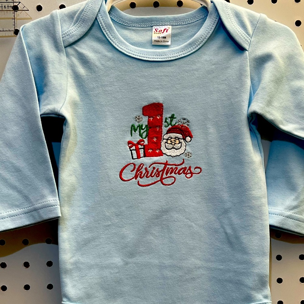 NWOT - 1st Christmas Onesie